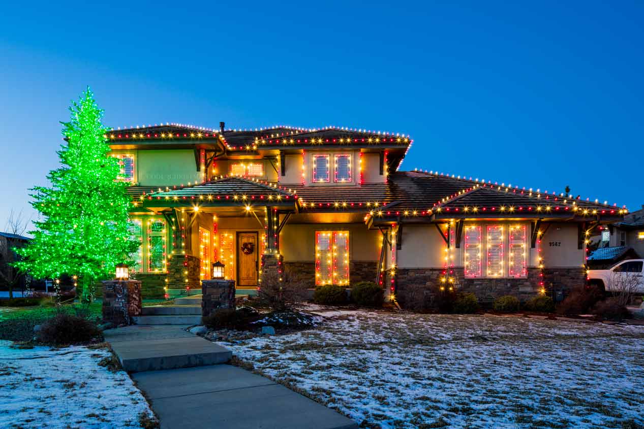 Colorful-House-Decorated-By-Colorful-Lights-With-Bright-Tree